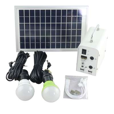 portable mindtech 5w solar kits for africa with solar panel and battery and led bulb